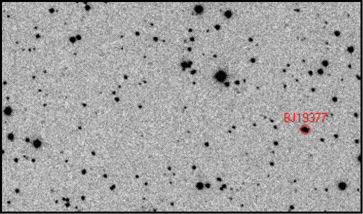 Exemplo de um objeto asteroide
